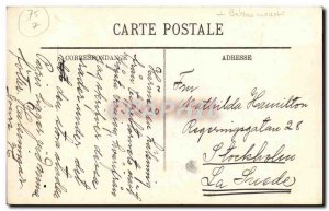 Old Postcard Paris Eiffel Tower La Peniche