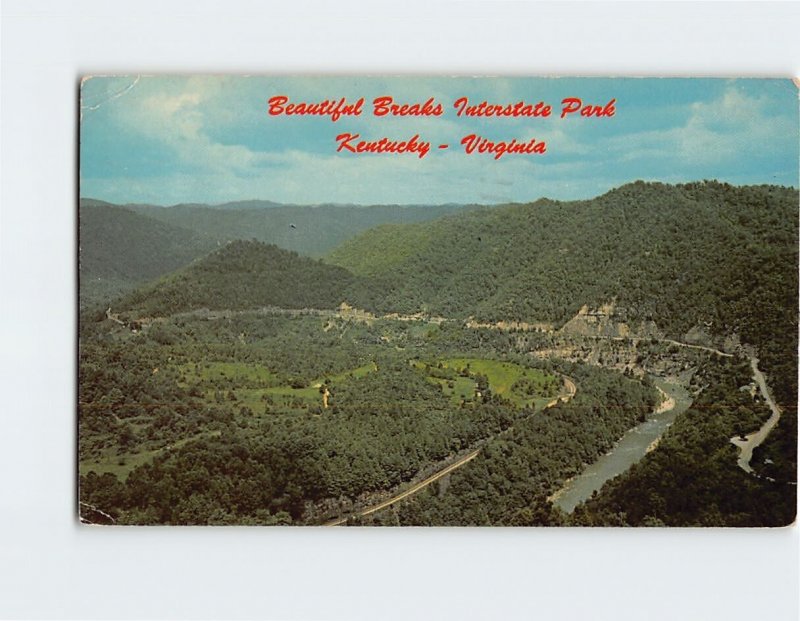 Postcard Beautiful Breaks Interstate Park