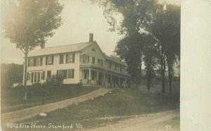 Stanford Vermont C-1910 Paradise House roadside RPPC Photo Postcard 21-8061