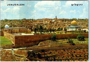 Postcard - Jerusalem Seen from Mt. of Olives, Jerusalem, Israel