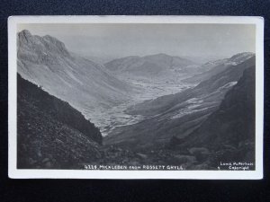 Cumbria Lake District MICKLEDEN from Rossett Ghyll - Old RP Postcard by Lowe