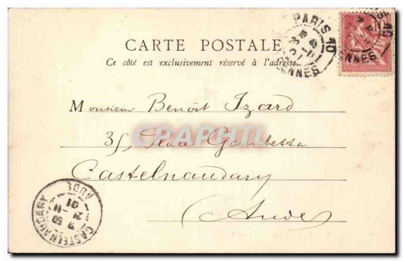 Paris Old Postcard When Meme Mercia