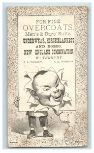 1870s-80s New England Combination Store, Waterbury Engraved Chinese Man Card F17