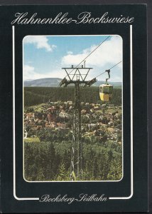 Germany Postcard - Gruss Aus Hahnenklee - Bocksburg-Seilbahn  RR1691