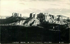 Arizona Castle Rock Oak Creek Canyon #0-66 RPPC Photo Postcard 20-9533