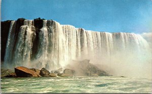 Horseshoe Falls Niagara Ontario Canada Maid Mist Pool Postcard VTG UNP Vintage  