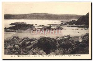 Postcard Old Pointe Du Raz Trepassey Boe Anaon in view of the region of caves