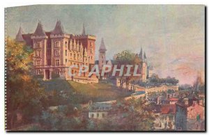 Old Postcard Castle Pau