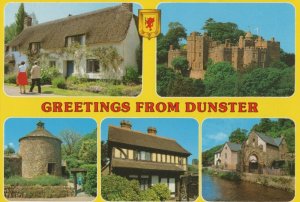 Somerset Postcard - Greetings From Dunster    RR8185