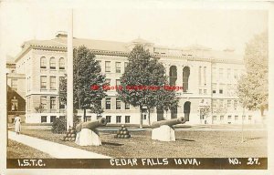 IA, Cedar Falls, Iowa, RPPC, Iowa State Teachers College, Cannons, Photo No 27