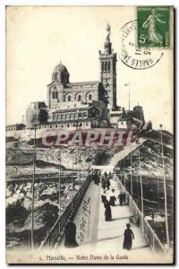 Postcard Old Marseille Notre Dame de la Garde