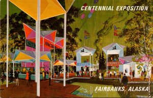 Alaska Fairbanks Alaska 67 Centennial Exposition Bartlett Plaza 1967