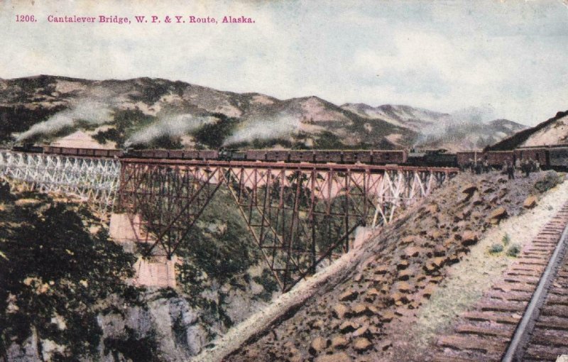 1912, Cantilever Bridge, White Pass & Yukon RR, Used, P/M Sitka (PC973)