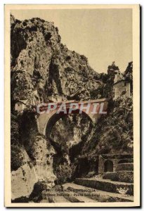 Old Postcard Grimaldi Ventimiglia Frontiero Italiana Ponte San Luigi