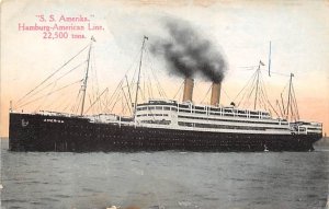 SS Amerika Hamburg-American Line Ship 