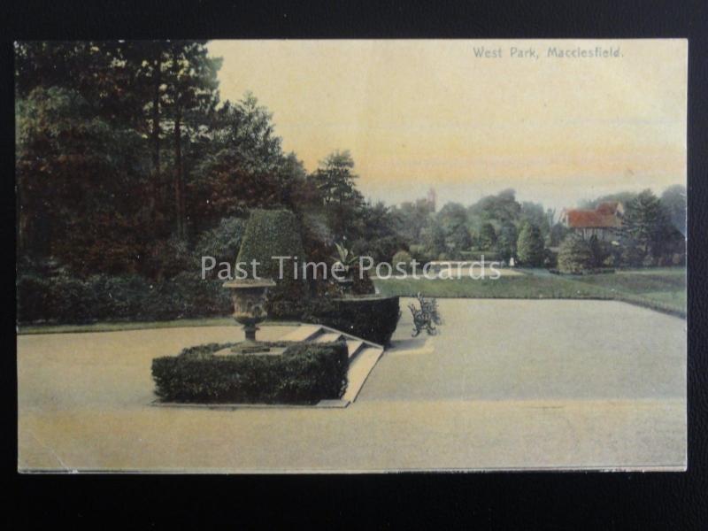 Cheshire MACCLESFIELD West Park c1905 Postcard by Boots Cash Chemist 72