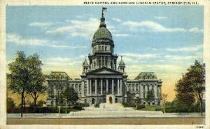 Abraham Lincoln Statue - Springfield, Illinois IL