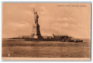 c1905 Statue Of Liberty New York Harbour NY Tuck's Unposted Antique Postcard 