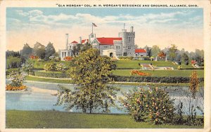 Gla Morgan, Col. W. H. Morgan's Residence and Grounds Alliance, Ohio OH