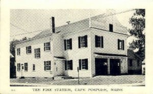 The Fire Station in Cape Porpoise, Maine