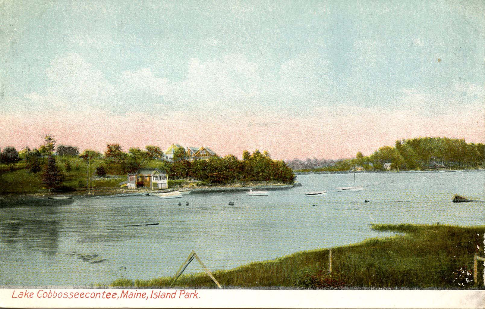 ME - Lake Cobbosseecontee, Island Park | United States - Maine - Other ...