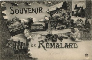 CPA Souvenir de RÉMALARD (138674)