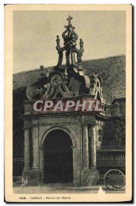 Old Postcard Carnac The Church Portal