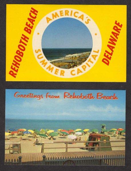 DE Lot 2 Rehoboth Beach DELAWARE Postcards