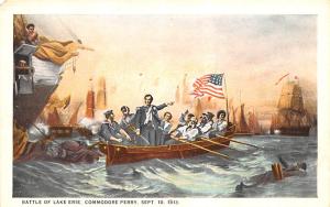 Battle of Lake Erie, Commodore Perry, Sept 10, 1813 Colonial Unused 