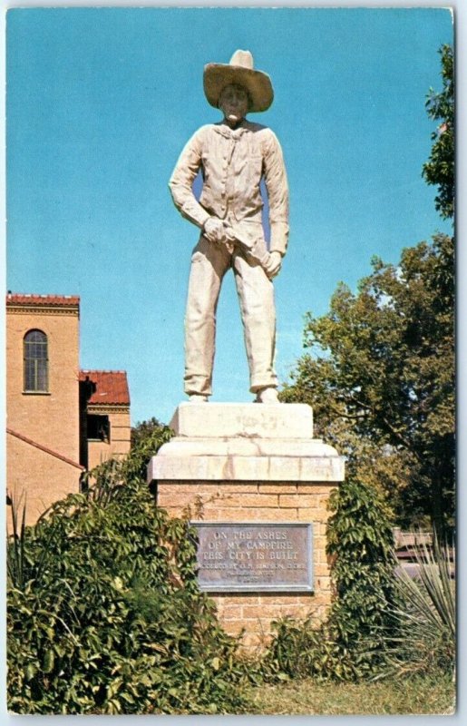 Postcard - Cowboy Statue, Boot Hill - Dodge City, Kansas