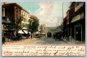 Northampton Street   Easton  Pennsylvania   Postcard  1906