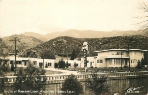 Postcard RPPC Colorado Springs Vista Rainbow Court Sanborn S-1748 23-9128