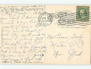 Divided-Back WATERFALL Rochester New York NY HJ7924