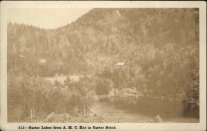 Carter Lakes AMC Hut Carter Notch White Mtns Shorey 313 Real Photo Postcard