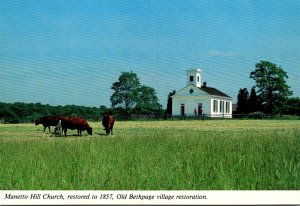 New York Long Island Old Bethpage Restoration Manetto Hill Church