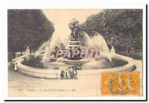 Paris Old Postcard Fountain Carpeaux (children)