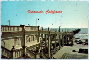 Postcard - The fishing pier - Oceanside, California