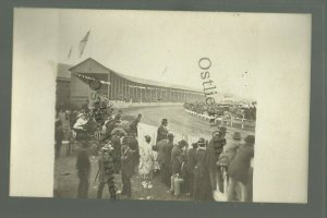 MINNESOTA Minneapolis RP LAKE CALHOUN 1880 King Pavilion HORSE RACE BROMLEY #86