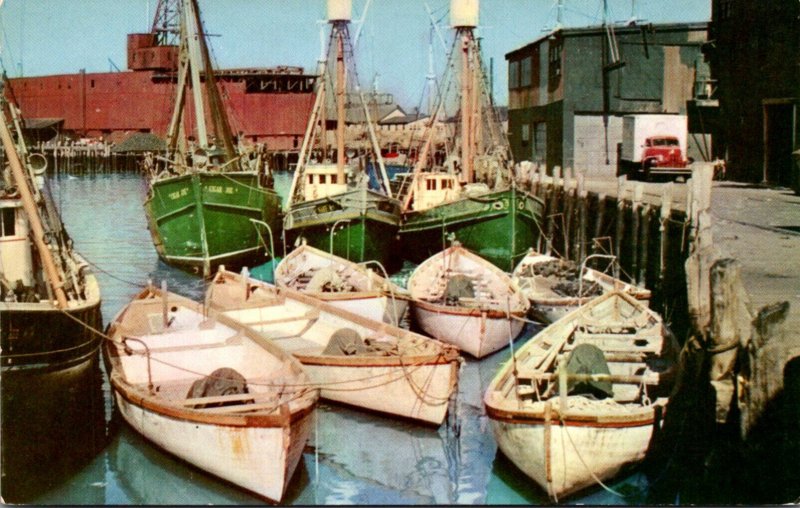 Massachusetts Gloucester Part Of The Fishing Fleet