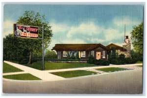 Chicago Illinois Postcard Surrey Fine Foods Exterior View Building c1940 Vintage