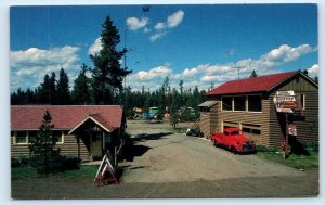 BOZEMAN?, MT Montana ~ Roadside RUSTIC RV CAMPGROUND Gallatin County Postcard