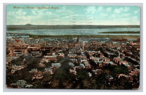 Vintage 1909 Postcard Mount Royal, Montreal, Canada