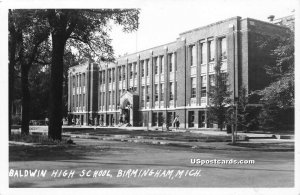 Baldwin High School in Birmingham, Michigan