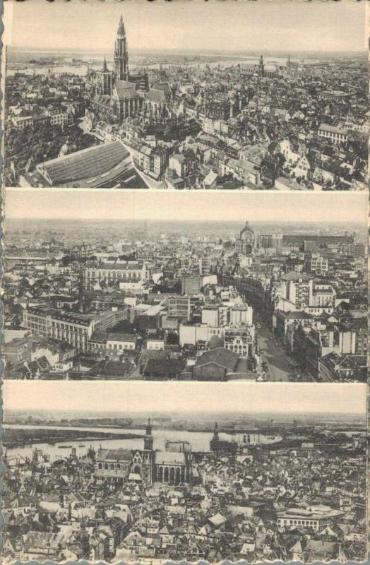 Belgium Antwerpen Verschillende Panoramas der Stad 02.16