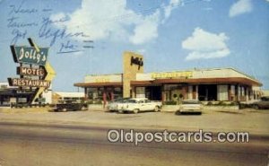 Jolly's Motel Restaurant, Cave City, KY, USA Motel Hotel 1962 light internal ...