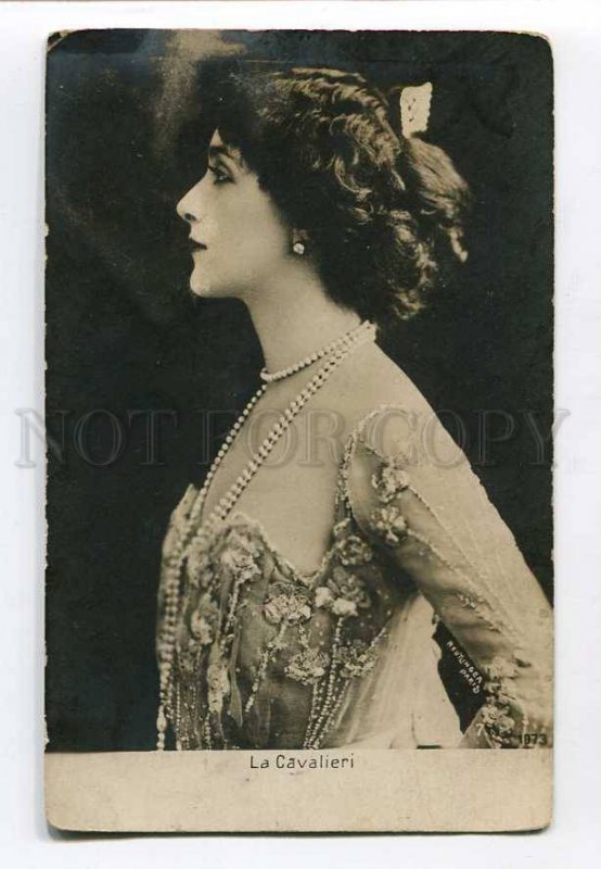 415224 CAVALIERI Italian OPERA SINGER Vintage PHOTO REUTLINGER