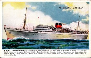 RMMV Stirling Castle British ocean liner Union-Castle Line Steamship 09.93