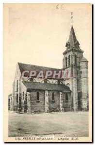 Old Postcard Neuilly sur Marne Church