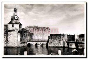 Old Postcard Concarneau (Finistere) Entree The walled city