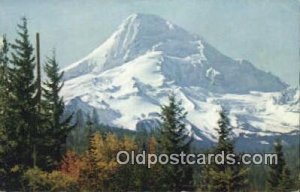 Mount Hood, Portland, OR, OR USA Trains, Railroads Unused small crease right ...